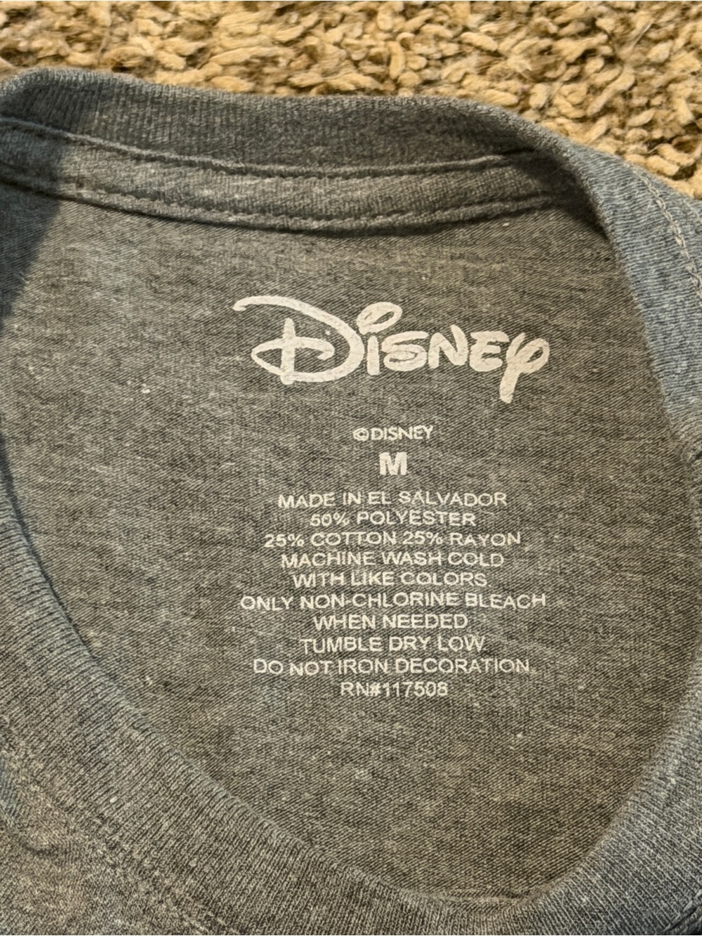 Disney Gray Mickey Mouse Short Sleeve T-shirt Size Medium - Picture 6 of 6